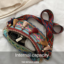 (PROMOÇÃO RELÂMPAGO - [70% OFF] - ÚLTIMO DIA) - Bolsa Feminina Vintage, bordada, de ombro, estilo hippie.