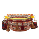 (PROMOÇÃO RELÂMPAGO - [70% OFF] - ÚLTIMO DIA) - Bolsa Feminina Vintage, bordada, de ombro, estilo hippie.