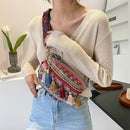 (PROMOÇÃO RELÂMPAGO - [70% OFF] - ÚLTIMO DIA) - Bolsa Feminina Vintage, bordada, de ombro, estilo hippie.
