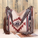 Bolsas femininas feitas à mão em lona, linho, praia, bolsa de um ombro.